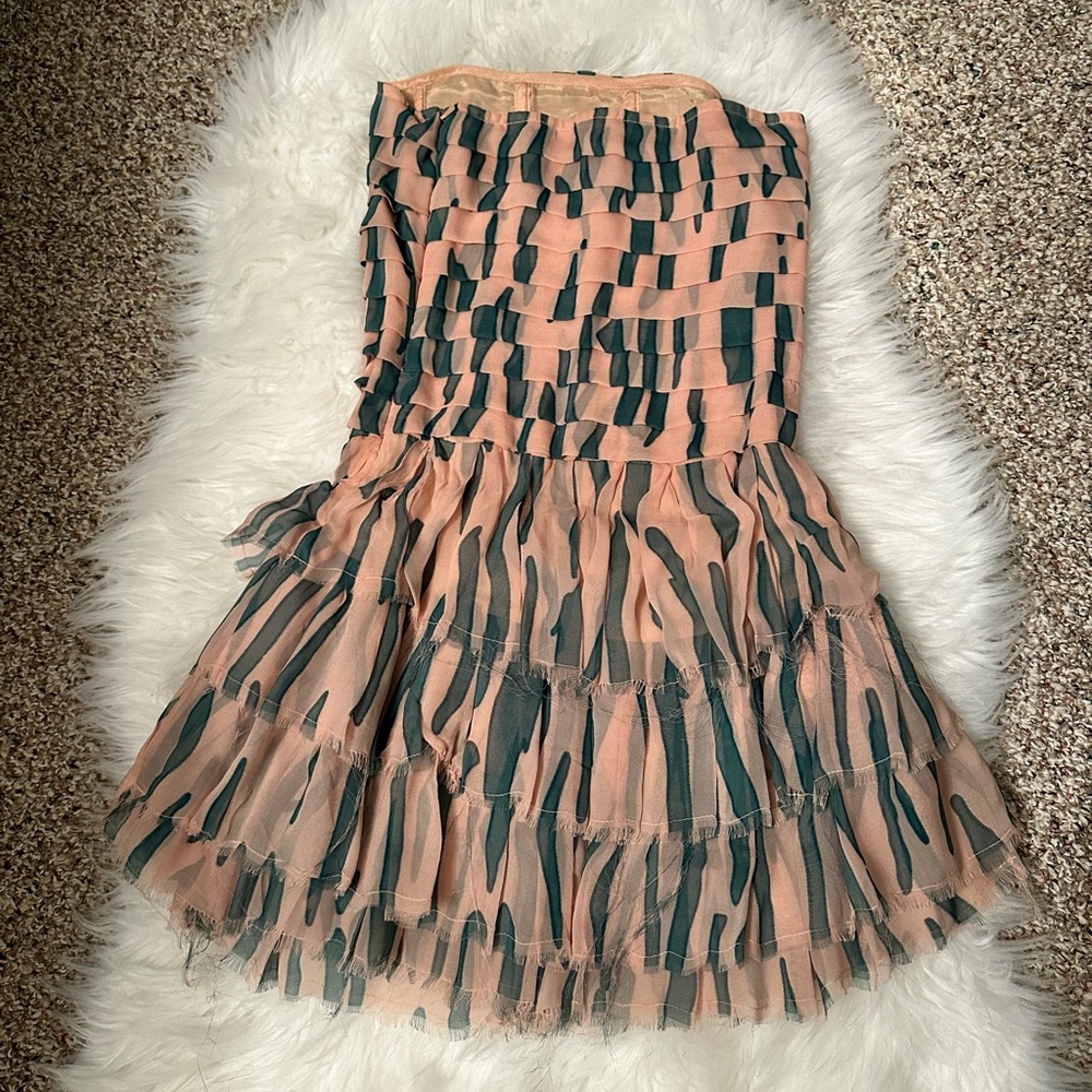 Kate Moss Topshop Tube Top Ruffled Dress - Picture 5 of 6